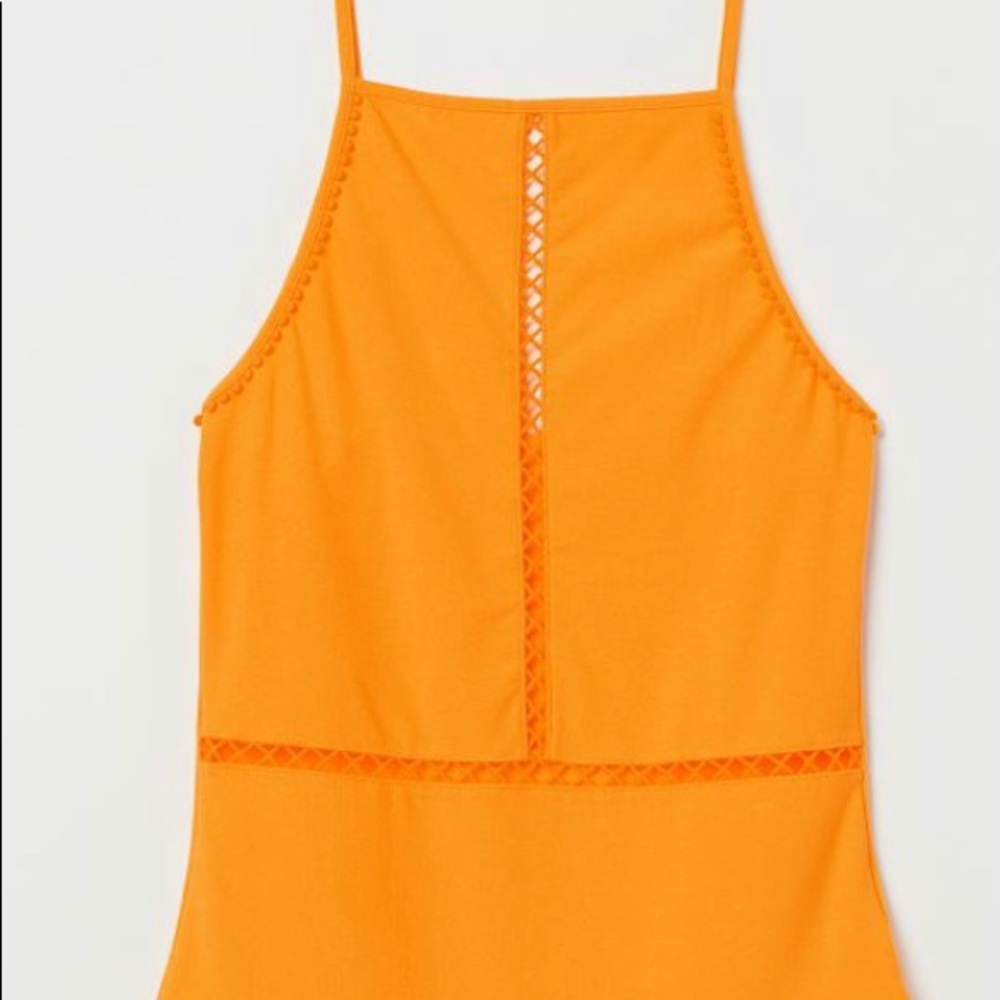 Women’s yellow sleeveless bodysuit - Small